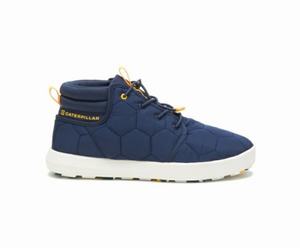 Caterpillar CODE Scout Mid Cut Kadın Sneakers Mavi | 92750YDVZ