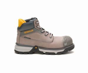 Caterpillar Excavator Superlite Waterproof Nano Toe Kadın Güvenlik Botu Kahverengi | 10245FAST