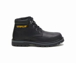 Caterpillar Outbase Steel Toe Erkek Güvenlik Botu Siyah | 58417PDYX