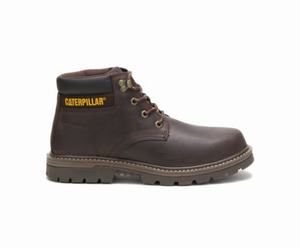 Caterpillar Outbase Steel Toe Erkek Güvenlik Botu Kahve | 69048BZLW