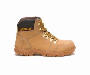 Caterpillar Outline Steel Toe Erkek Güvenlik Botu Turuncu | 45103OGHB