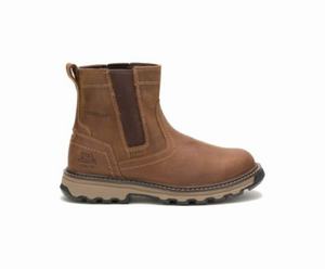 Caterpillar Pelton Steel Toe Erkek Güvenlik Botu Kahverengi | 50426TMYI