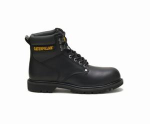 Caterpillar Second Shift Steel Toe Erkek Güvenlik Botu Siyah | 16298MYXH