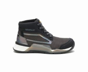 Caterpillar Sprint Mid Cut Alloy Toe Kadın Sneakers Siyah | 32196EBOI